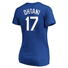Shohei Ohtani Los Angeles Dodgers Fanatics Women's Plus Size Name & Number T-Shirt - Royal T-shirts