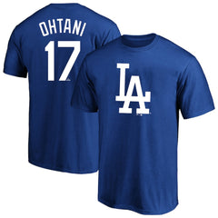 Shohei Ohtani Los Angeles Dodgers Fanatics Big & Tall Name & Number T-Shirt - Royal T-shirts