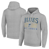 NHL St. Louis Blues Starter Retro Graphic Pullover Hoodie - Heather Gray