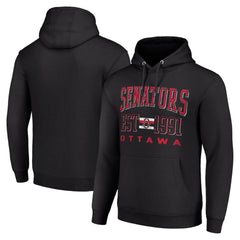 NHL Ottawa Senators Starter Retro Graphic Pullover Hoodie - Black