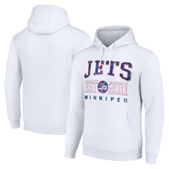NHL Winnipeg Jets Starter Retro Graphic Pullover Hoodie - White