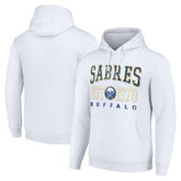 NHL Buffalo Sabres Starter Retro Graphic Pullover Hoodie - White