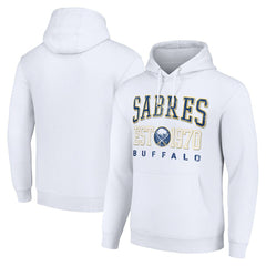 NHL Buffalo Sabres Starter Retro Graphic Pullover Hoodie - White
