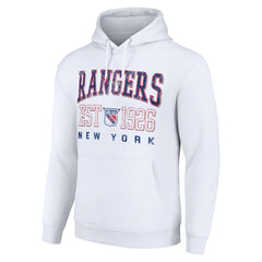 NHL New York Rangers Starter Retro Graphic Pullover Hoodie - White