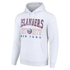 NHL New York Islanders Starter Retro Graphic Pullover Hoodie - White