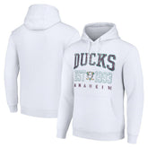 NHL Anaheim Ducks Starter Retro Graphic Pullover Hoodie - White
