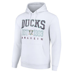 NHL Anaheim Ducks Starter Retro Graphic Pullover Hoodie - White