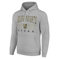 NHL Vegas Golden Knights Starter Graphic Pullover Hoodie - Heather Gray