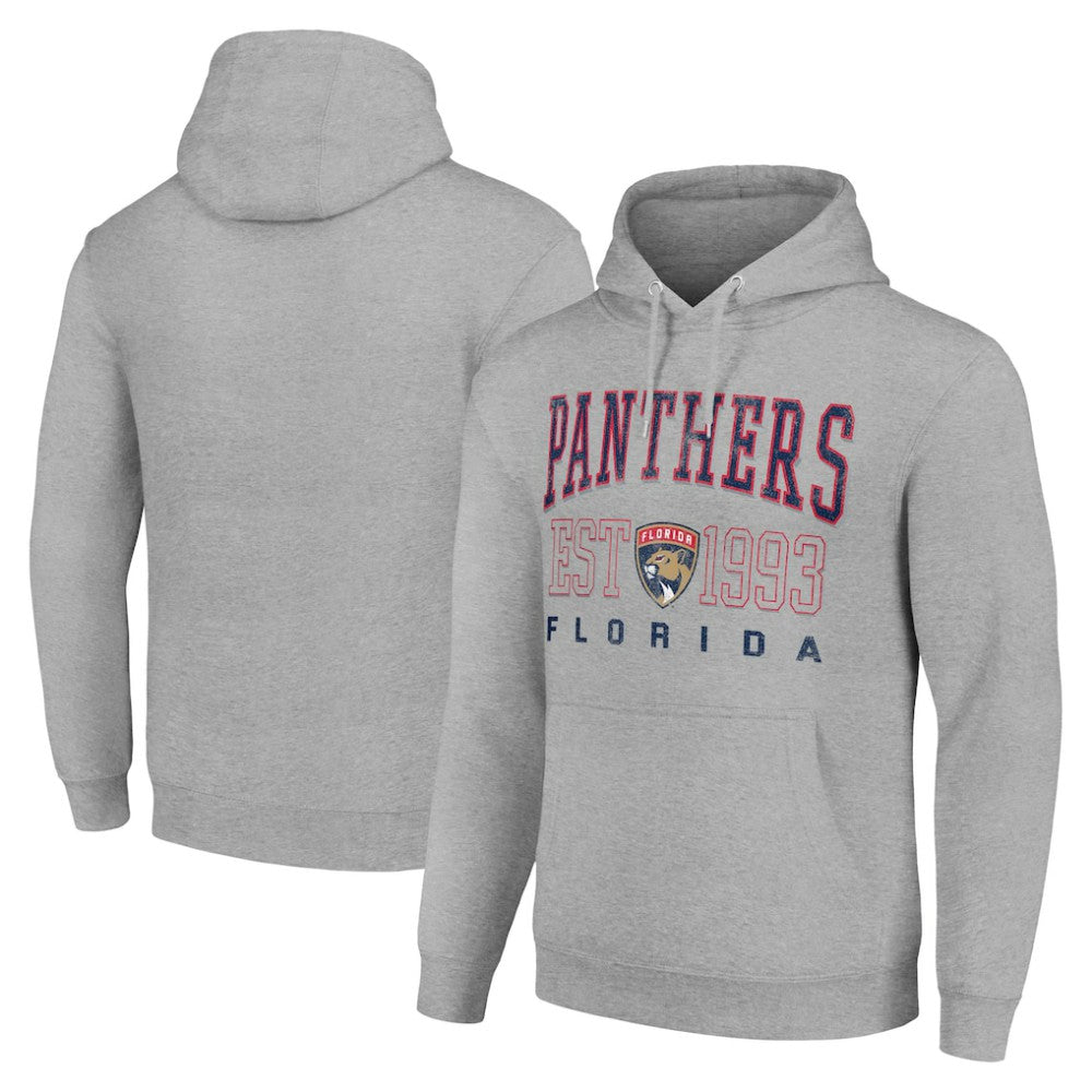 NHL Florida Panthers Starter Graphic Pullover Hoodie - Heather Gray
