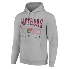 NHL Florida Panthers Starter Graphic Pullover Hoodie - Heather Gray