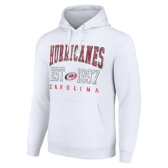 NHL Carolina Hurricanes Starter Graphic Pullover Hoodie - White