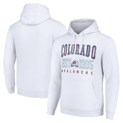 NHL Colorado Avalanche Starter Graphic Pullover Hoodie - White