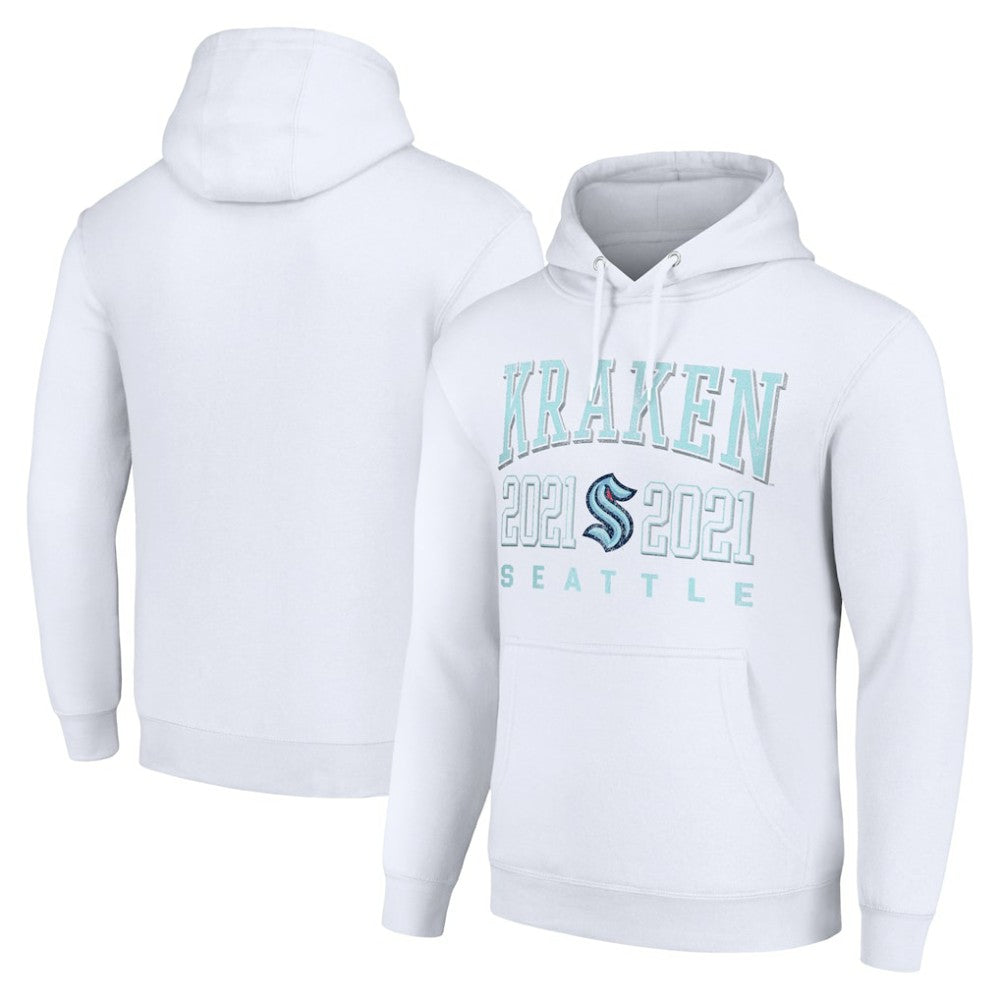 NHL Seattle Kraken Starter Graphic Pullover Hoodie - White