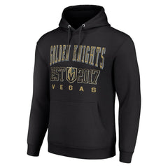 NHL Vegas Golden Knights Starter Graphic Pullover Hoodie - Black