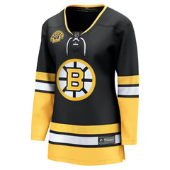NHL Boston Bruins Fanatics Women's Alternate 100th Anniversary Breakaway Jersey - Black