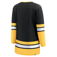 NHL Boston Bruins Fanatics Women's Alternate 100th Anniversary Breakaway Jersey - Black