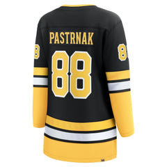 NHL David Pastrnak Boston Bruins Fanatics Women's 100th Anniversary Breakaway Jersey - Black