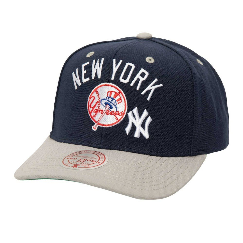 New York Yankees Mitchell & Ness All In 2.0 Adjustable Hat - Navy Hats