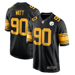NFL T.J. Watt Pittsburgh Steelers Alternate Game Jersey - Black