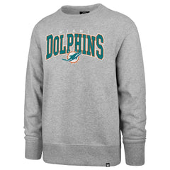 Miami Dolphins '47 Varsity Block Headline Pullover Sweatshirt Gray