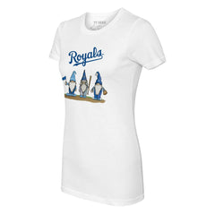 Kansas City Royals Tiny Turnip Women's Gnomes T-Shirt - White T-shirts