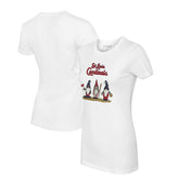 St. Louis Cardinals Tiny Turnip Women's Gnomes T-Shirt - White T-shirts