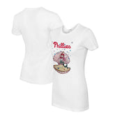 Philadelphia Phillies Tiny Turnip Women's Mermaid T-Shirt - White T-shirts