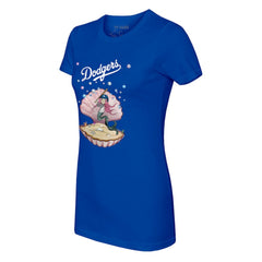 Los Angeles Dodgers Tiny Turnip Women's Mermaid T-Shirt - Royal T-shirts