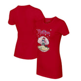 Philadelphia Phillies Tiny Turnip Women's Mermaid T-Shirt - Red T-shirts