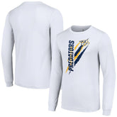 NHL Nashville Predators Starter Color Scratch Long-Sleeve T-Shirt - White