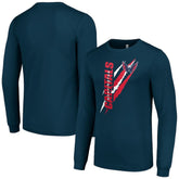 NHL Washington Capitals Starter Color Scratch Long-Sleeve T-Shirt - Navy