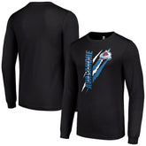 NHL Colorado Avalanche Starter Color Scratch Long-Sleeve T-Shirt - Black