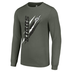 NHL Dallas Stars Starter Color Scratch Long-Sleeve T-Shirt - Green