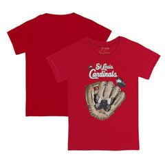 St. Louis Cardinals Tiny Turnip Youth Butterfly Glove T-Shirt - Red T-shirts