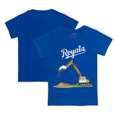 Kansas City Royals Tiny Turnip Youth Excavator T-Shirt - Royal T-shirts