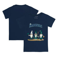 Seattle Mariners Tiny Turnip Youth Gnomes T-Shirt - Navy T-shirts
