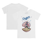 Los Angeles Dodgers Tiny Turnip Youth Mermaid T-Shirt - White T-shirts