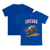 Chicago Cubs Tiny Turnip Youth Monster Truck T-Shirt - Royal T-shirts
