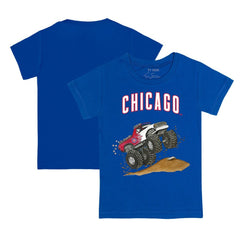 Chicago Cubs Tiny Turnip Youth Monster Truck T-Shirt - Royal T-shirts
