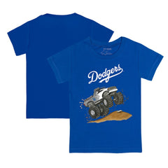 Los Angeles Dodgers Tiny Turnip Youth Monster Truck T-Shirt - Royal T-shirts