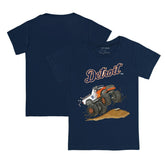 Detroit Tigers Tiny Turnip Youth Monster Truck T-Shirt - Navy T-shirts