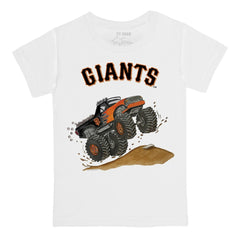 San Francisco Giants Tiny Turnip Youth Monster Truck T-Shirt - White T-shirts