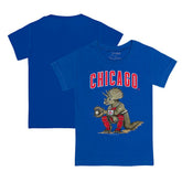 Chicago Cubs Tiny Turnip Youth Triceratops T-Shirt - Royal T-shirts