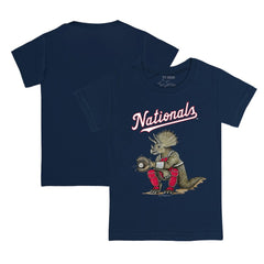 Washington Nationals Tiny Turnip Youth Triceratops T-Shirt - Navy T-shirts