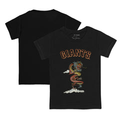 San Francisco Giants Tiny Turnip Youth 2024 Year of the Dragon T-Shirt - Black T-shirts
