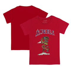 Los Angeles Angels Tiny Turnip Youth 2024 Year of the Dragon T-Shirt - Red T-shirts