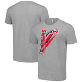 NHL Carolina Hurricanes Starter Color Scratch T-Shirt - Heather Gray