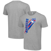 NHL New York Rangers Starter Color Scratch T-Shirt - Heather Gray