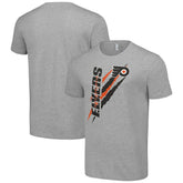 NHL Philadelphia Flyers Starter Color Scratch T-Shirt - Heather Gray