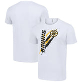 NHL Boston Bruins Starter Color Scratch T-Shirt - White